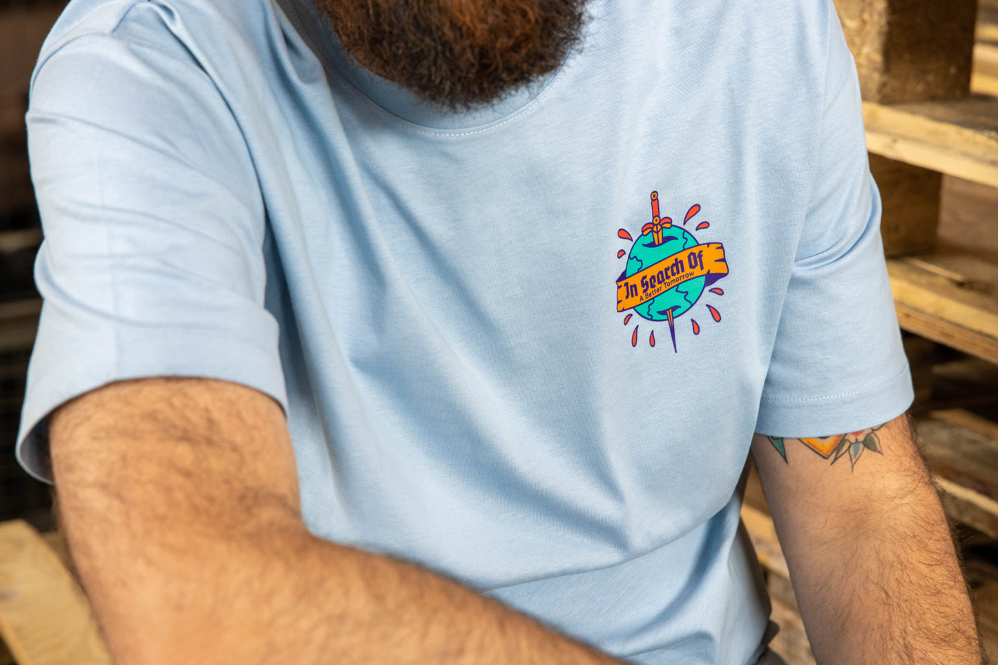Better Tomorrow Tee – Light Blue