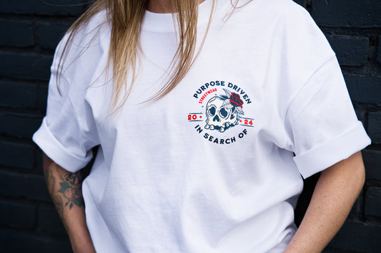Roam Free Tee – White