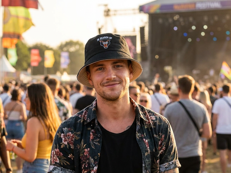 Reversible Bucket Hat — Panther
