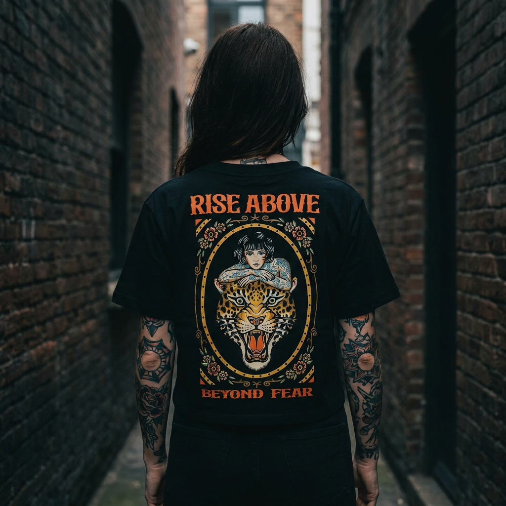 Rise Above crop-top
