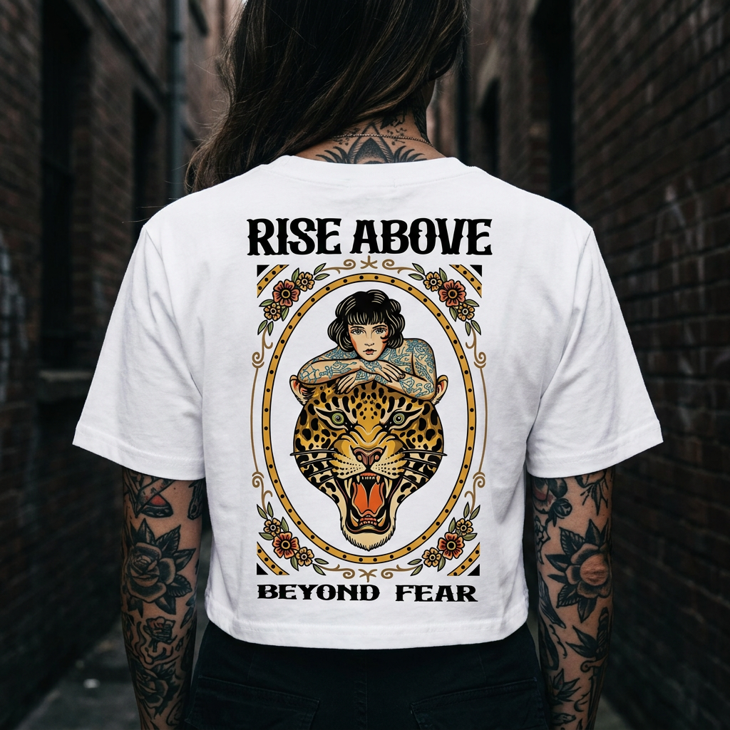 Rise Above crop-top