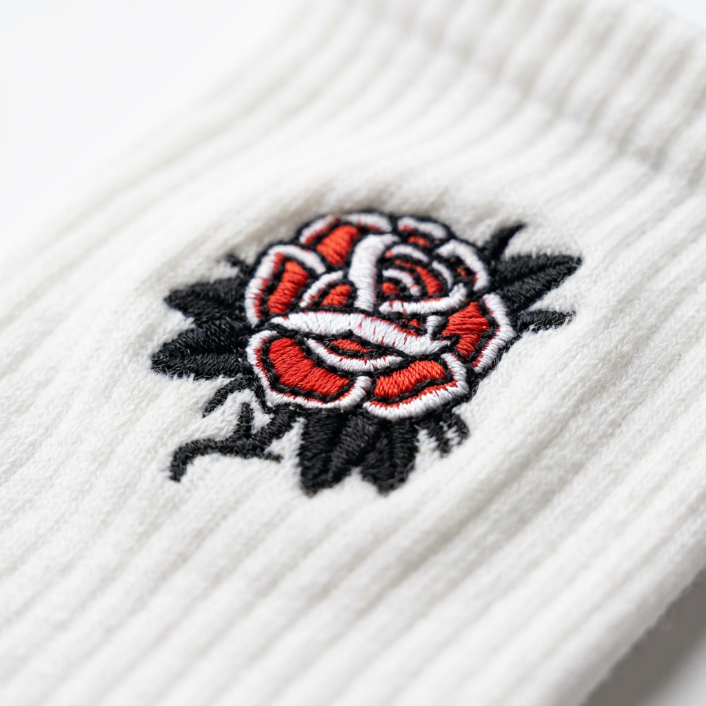 Rose Crew Socks