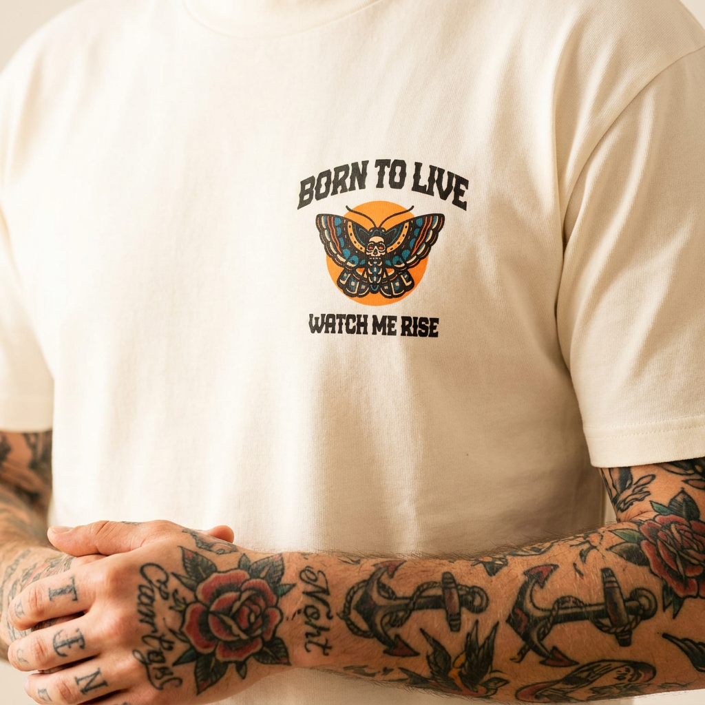 Born To Live / Watch Me Rise Tee