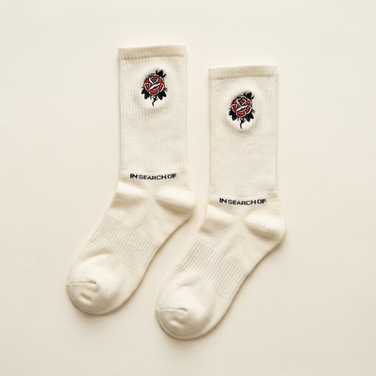 Rose Crew Socks