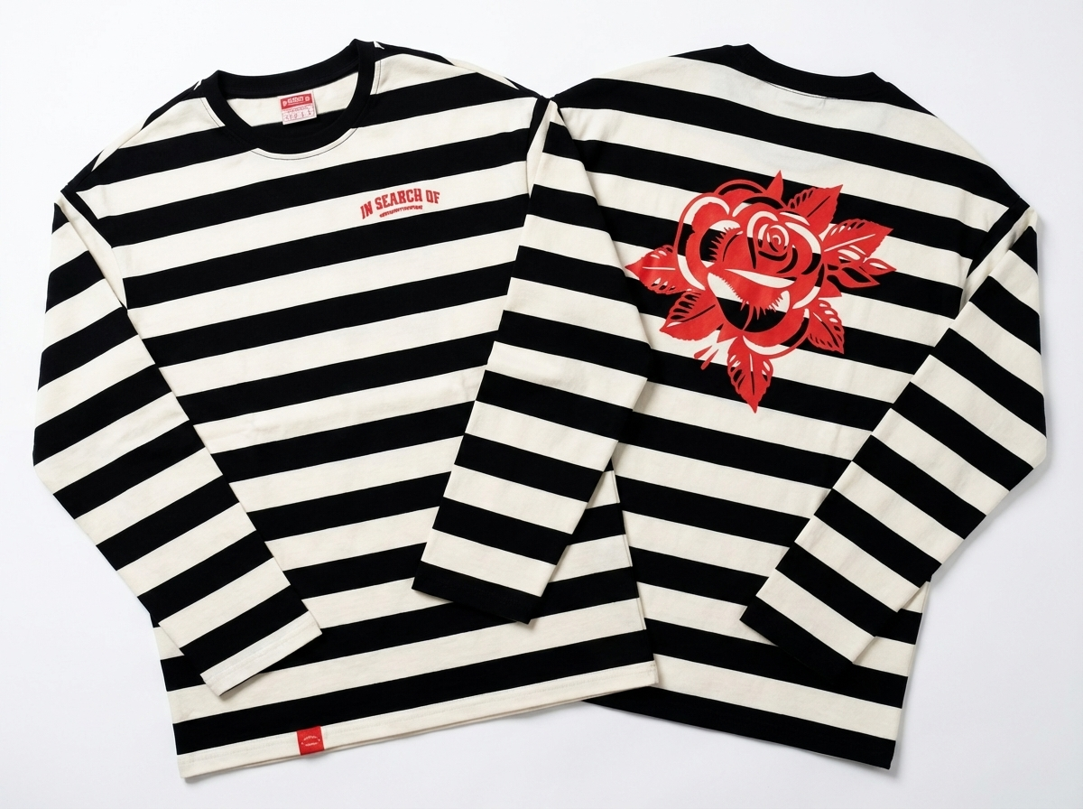 Striped Longsleeve product shot - In Search Of