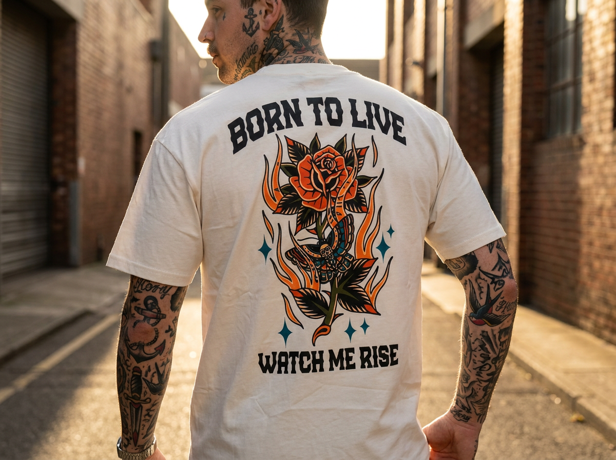 Born To Live / Watch Me Rise Tee