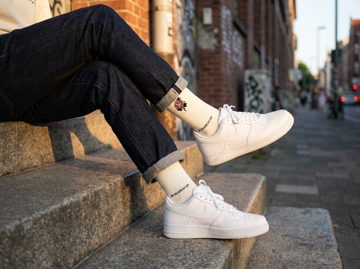 Rose Crew Socks